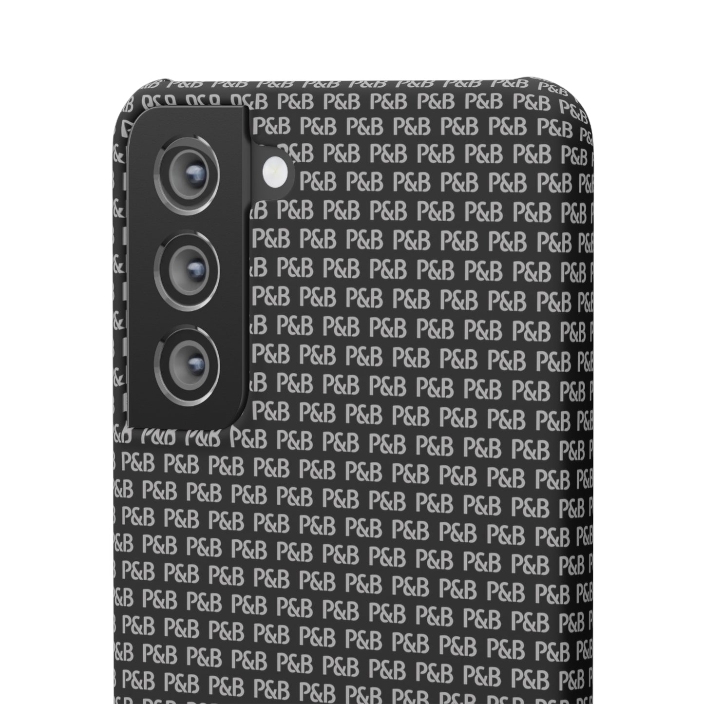 P&B Black pattern - Snap Case