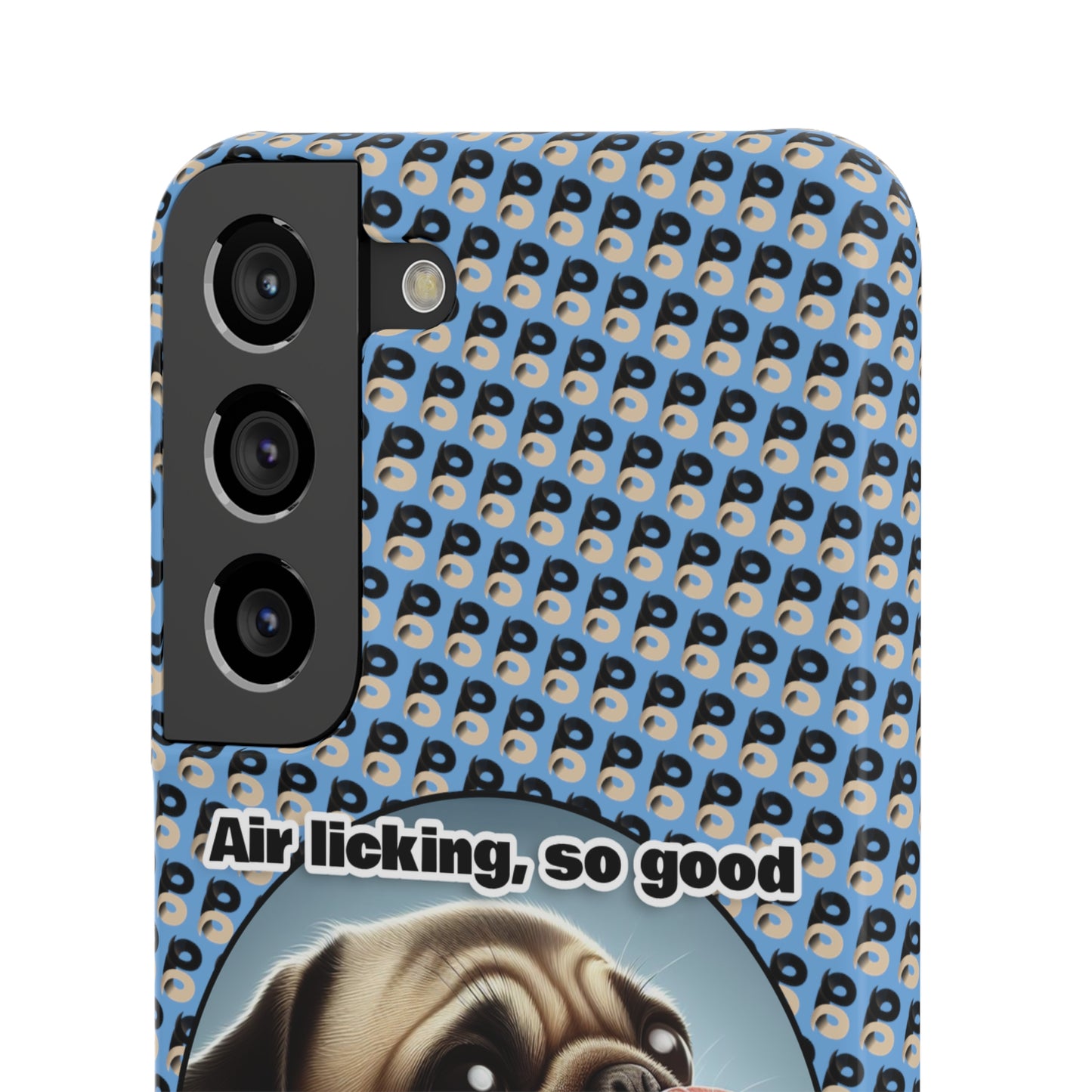 P&B Pug Life Edition: Air Licking - Snap Case Light Blue