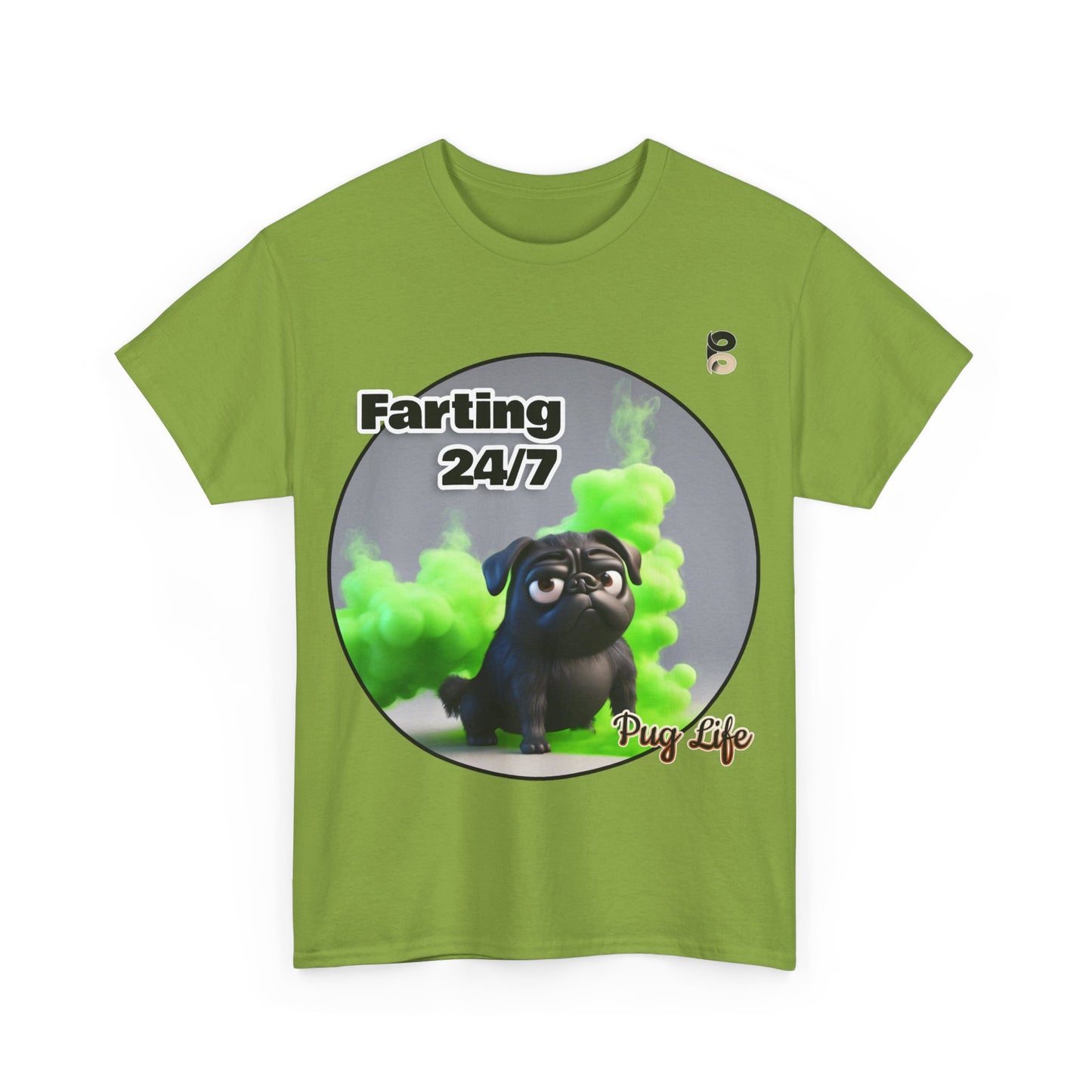 P&B Pug Life Edition: Farting 24/7 - Cotton Tee - Unisex