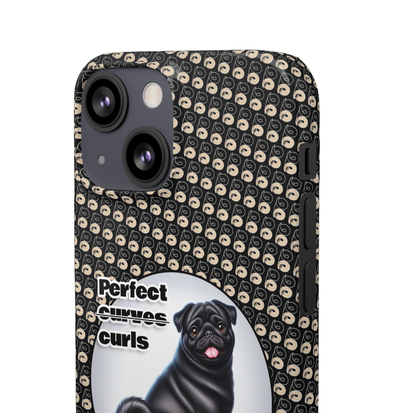 P&B Pug Life Edition: Perfect Curls - Snap Case Black