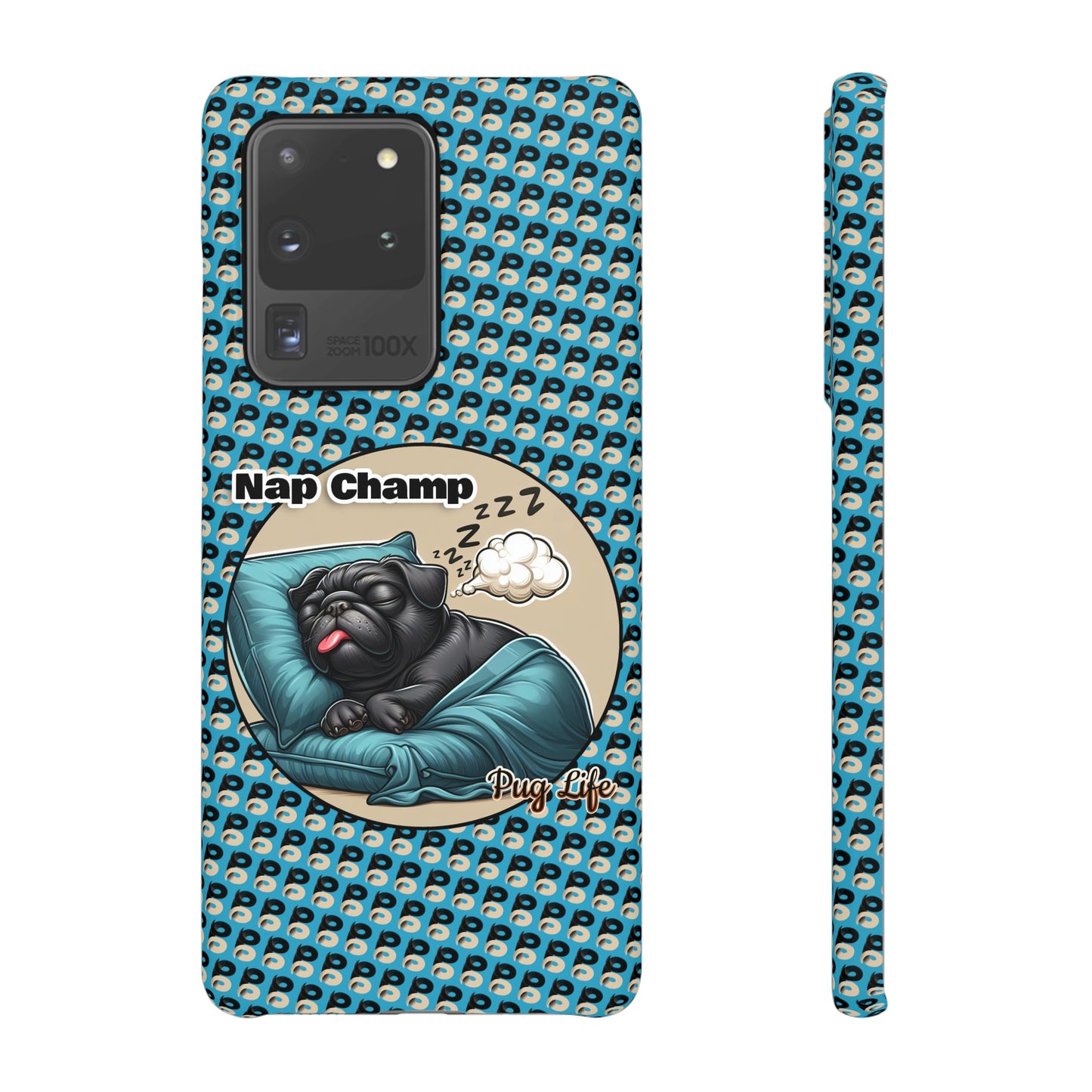 P&B Pug Life Edition: Nap Champ - Snap Case Blue