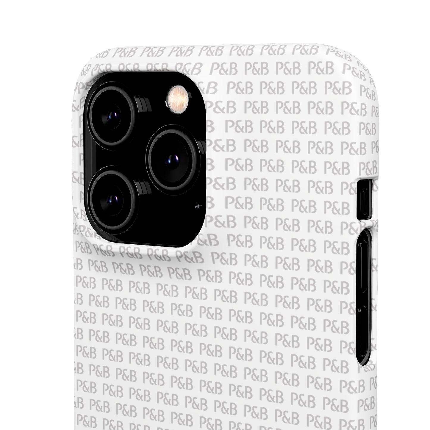 P&B White pattern - Snap Case