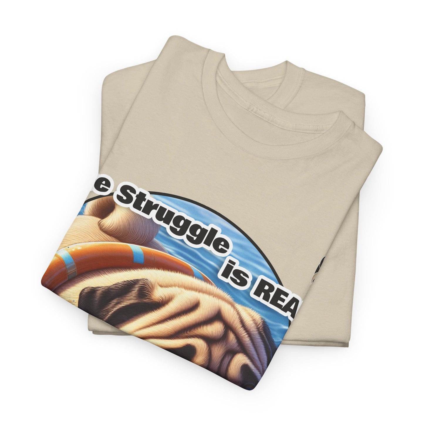 P&B Pug Life Edition: The Struggle - Cotton Tee - Unisex