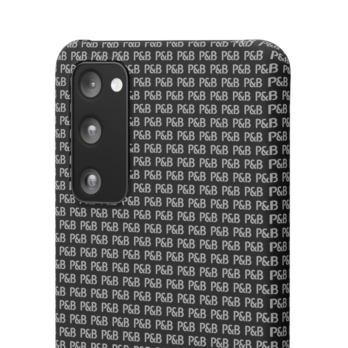 P&B Black pattern - Snap Case