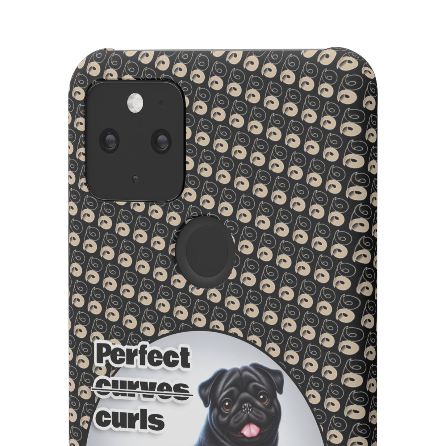 P&B Pug Life Edition: Perfect Curls - Snap Case Black