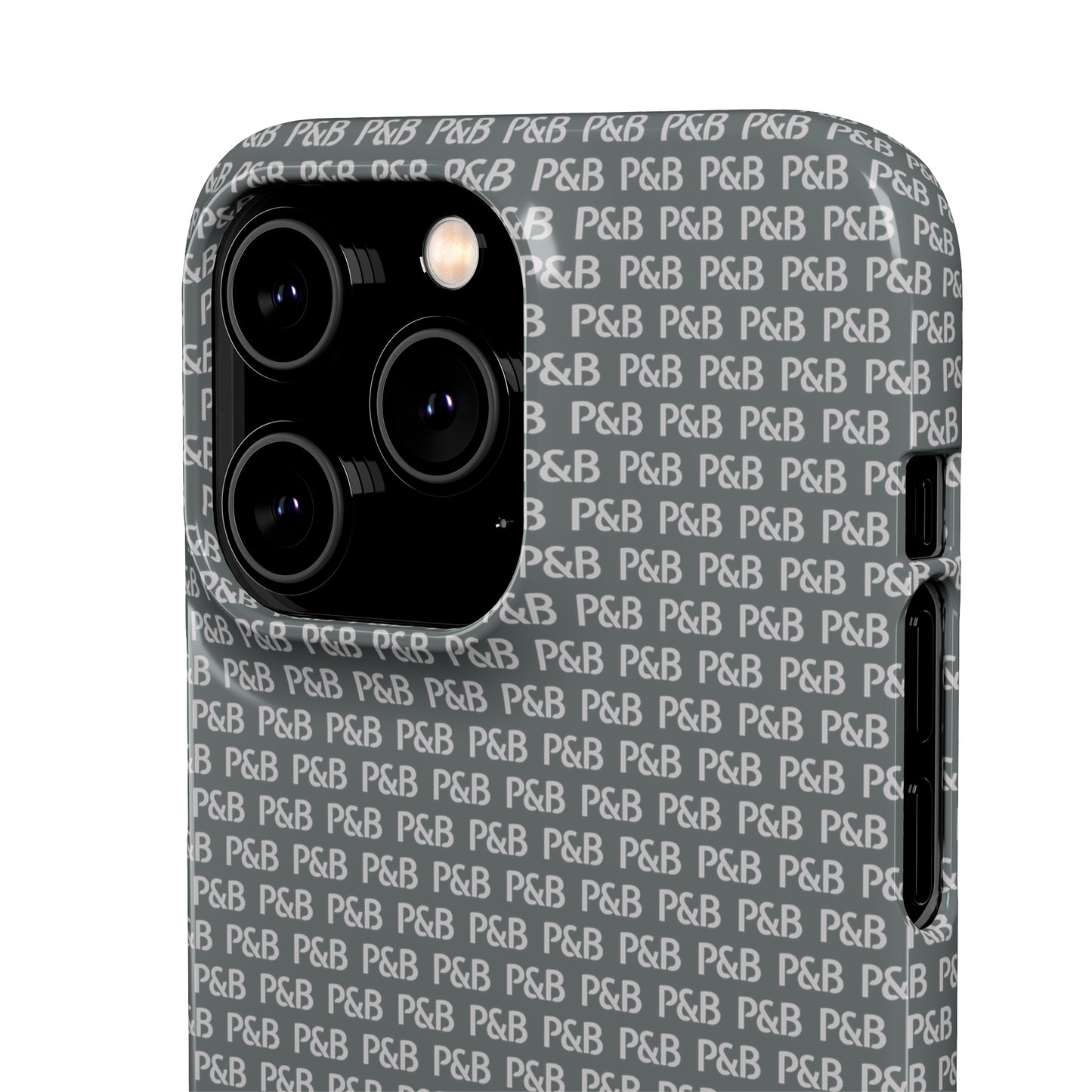 P&B Dark gray pattern - Snap Case