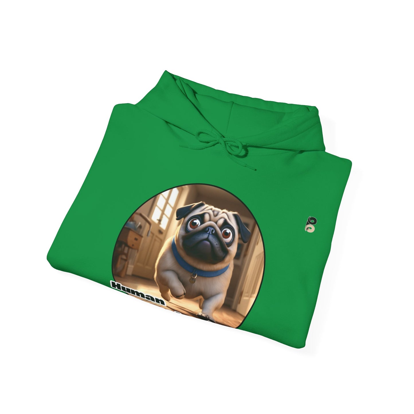 P&B Pug Life: Human Magnet - Unisex Hooded Sweatshirt