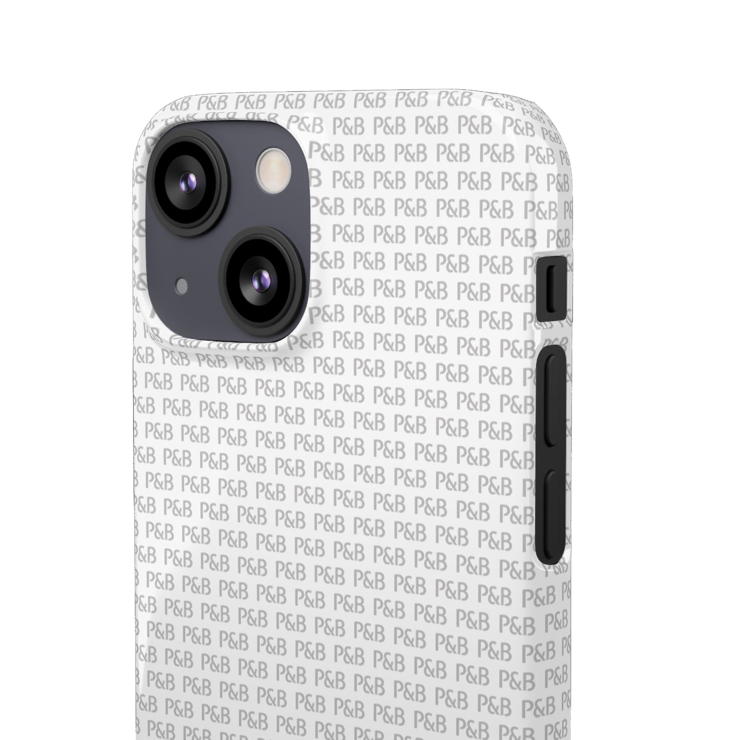 P&B White pattern - Snap Case