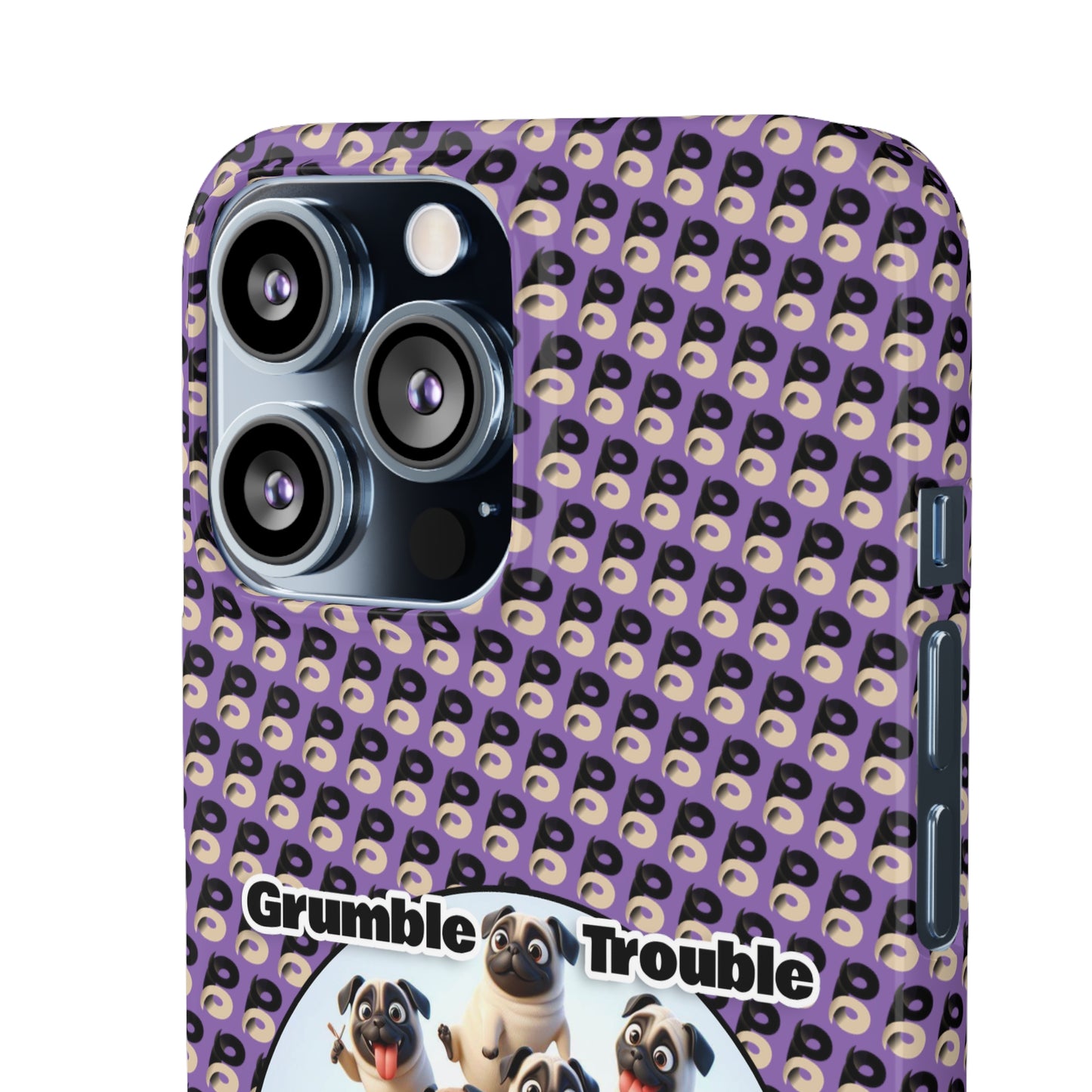 P&B Pug Life Edition: Terrible at Catching - Snap Case Purple