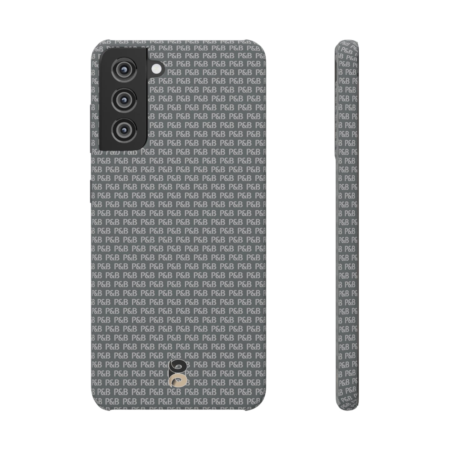 P&B Dark gray pattern - Snap Case