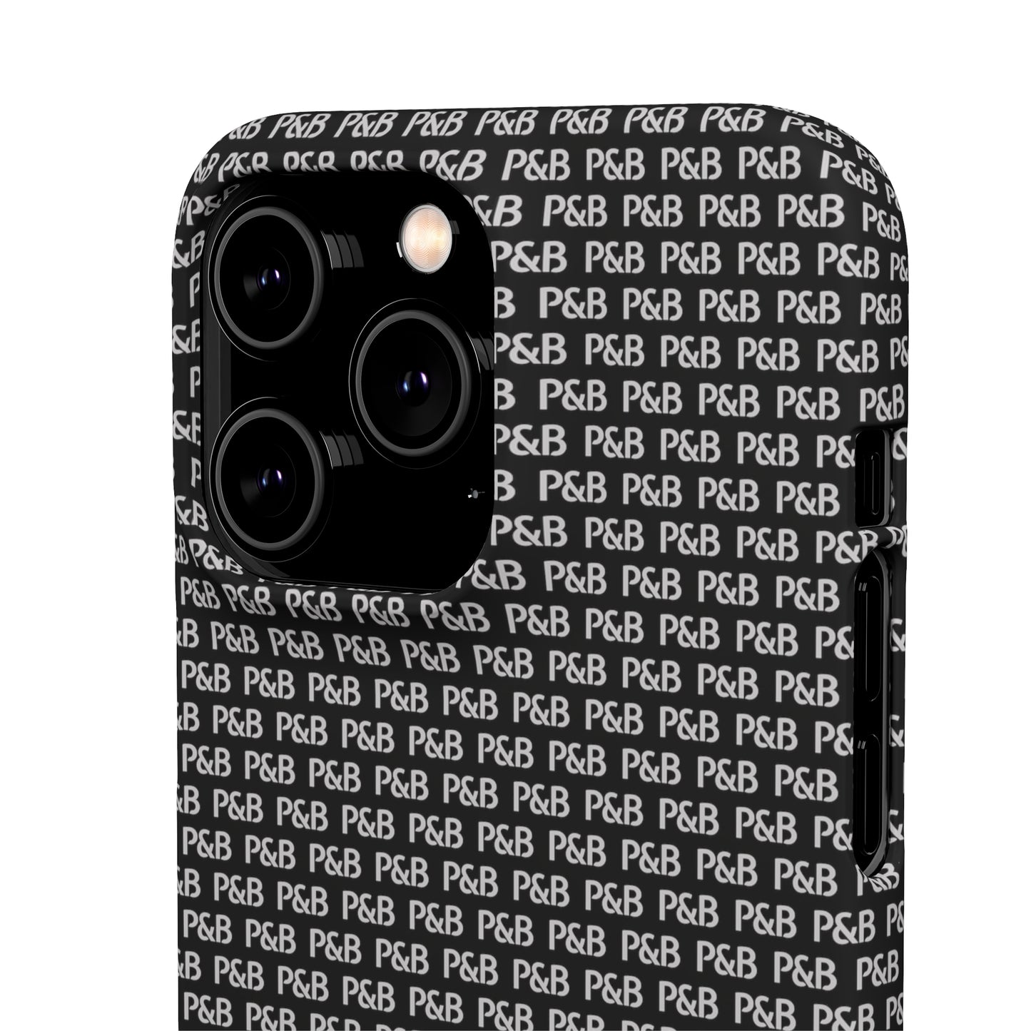 P&B Black pattern - Snap Case