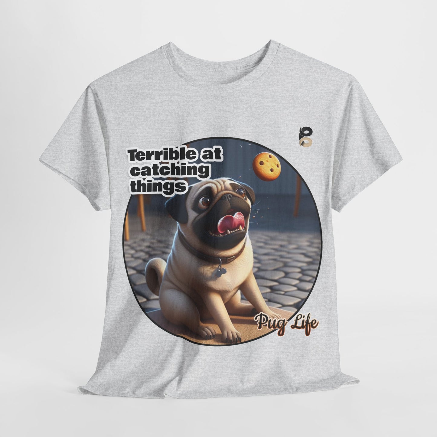 P&B Pug Life Edition: Terrible at Catching - Cotton Tee - Unisex