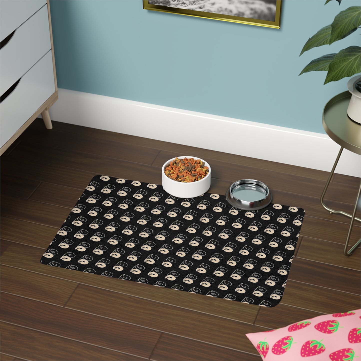 P&B Pet Food Mat (12x18") - Black