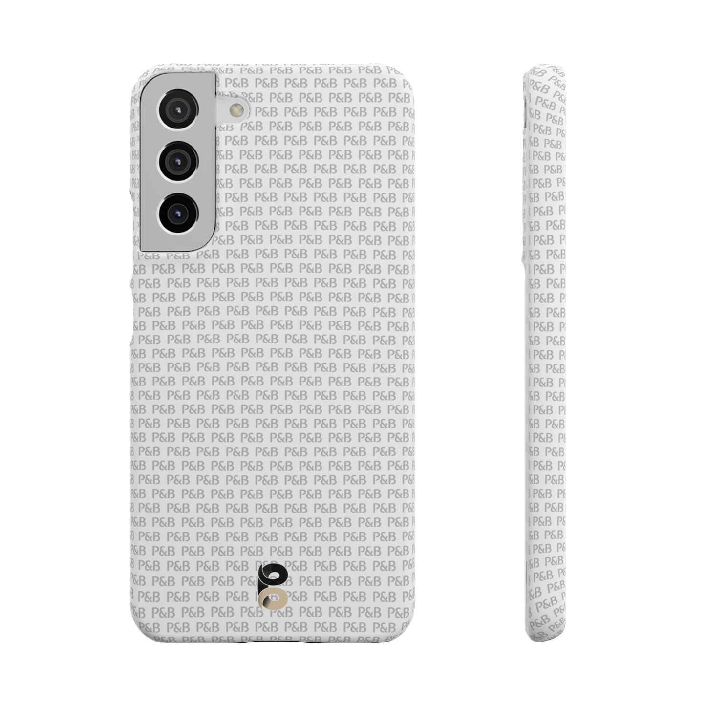 P&B White pattern - Snap Case