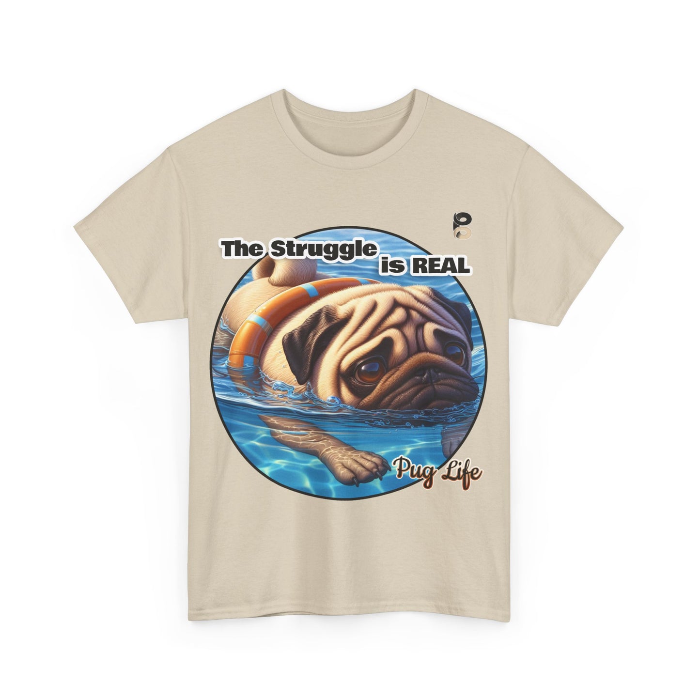 P&B Pug Life Edition: The Struggle - Cotton Tee - Unisex