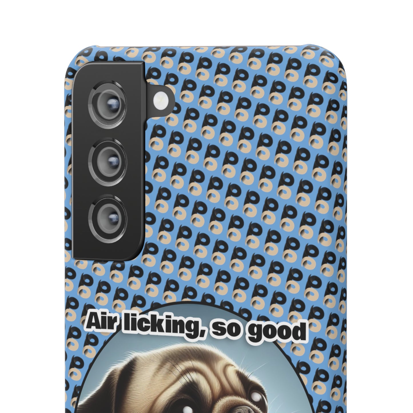 P&B Pug Life Edition: Air Licking - Snap Case Light Blue