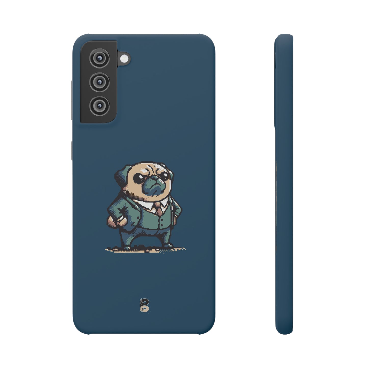 P&B Angry Boss Pug - Snap Case