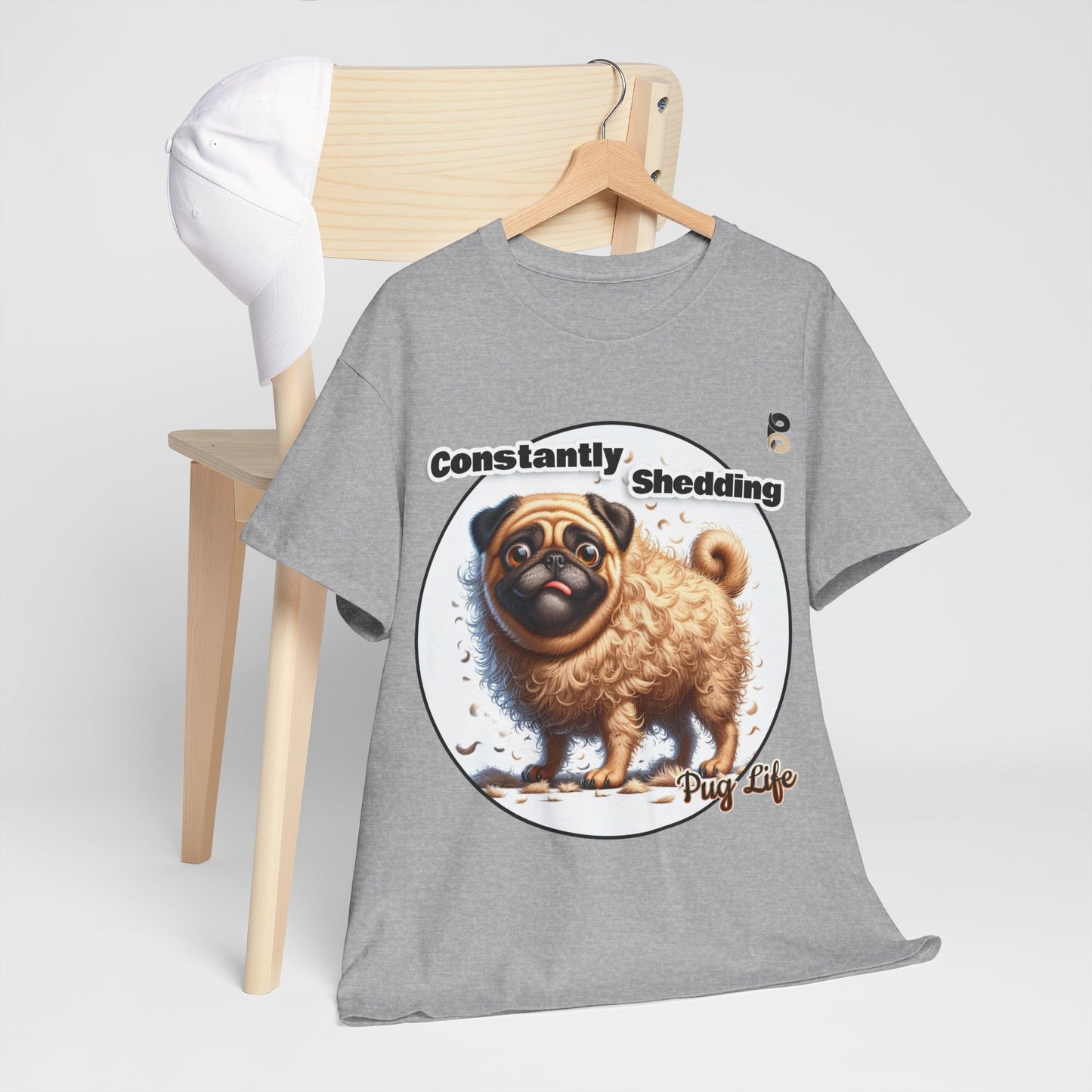 P&B Pug Life Edition: Constantly Shedding - Cotton Tee - Unisex