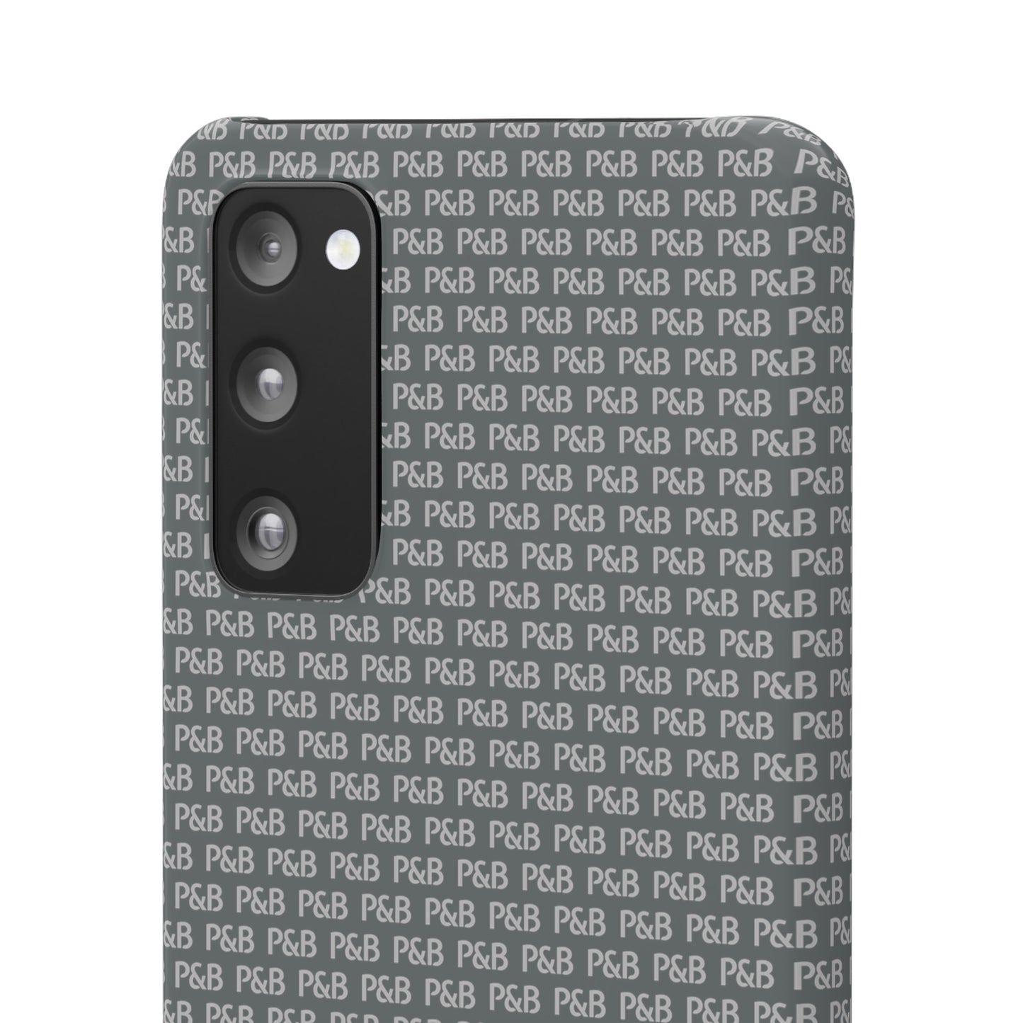 P&B Dark gray pattern - Snap Case