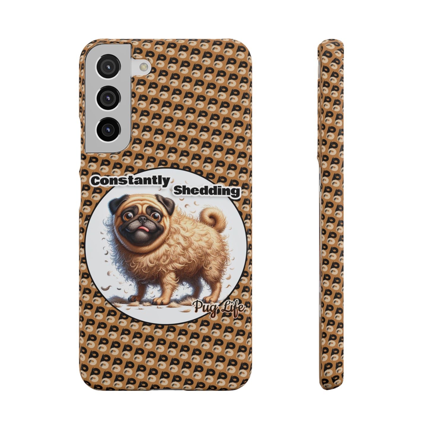 P&B Pug Life Edition: Constantly Shedding - Snap Case Brown