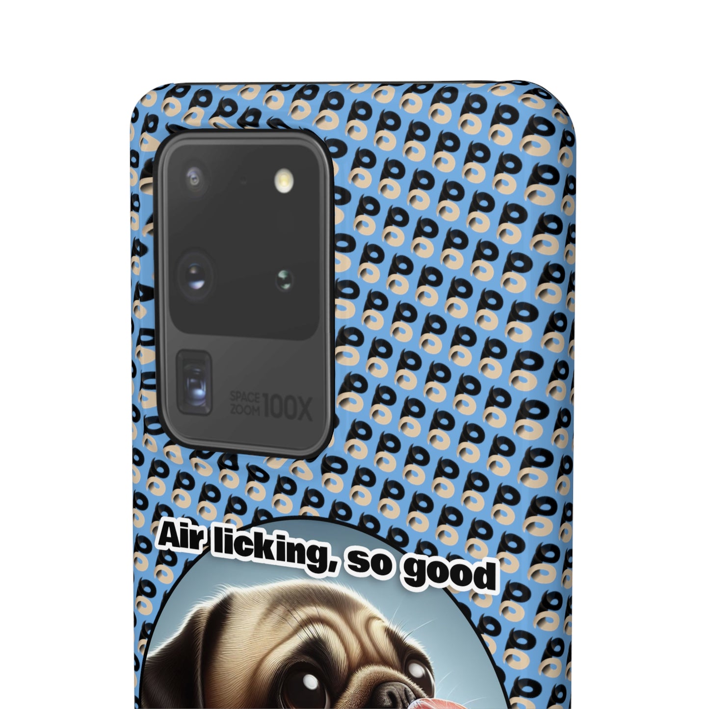 P&B Pug Life Edition: Air Licking - Snap Case Light Blue