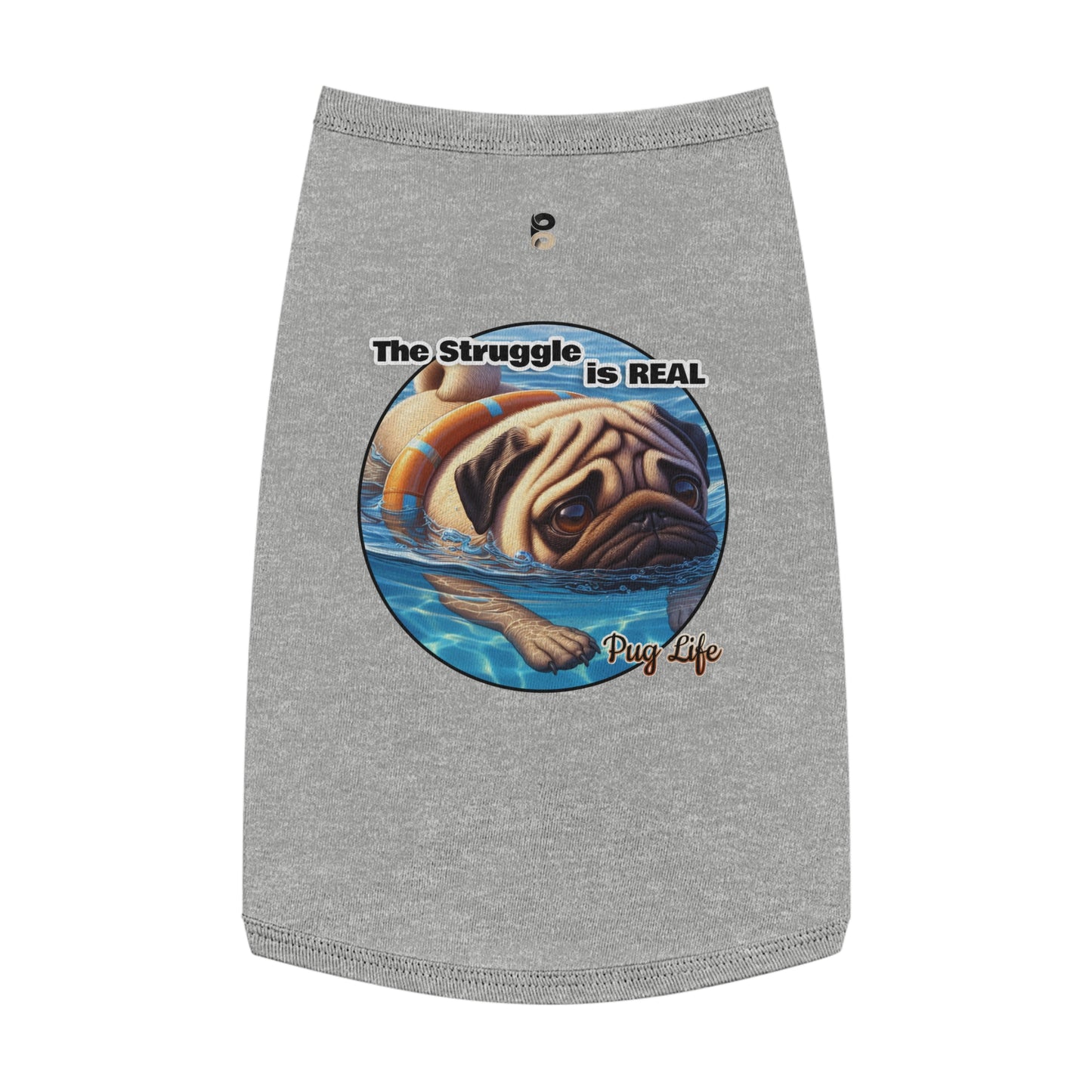 P&B Pug Life Edition Tank Top: The Struggle