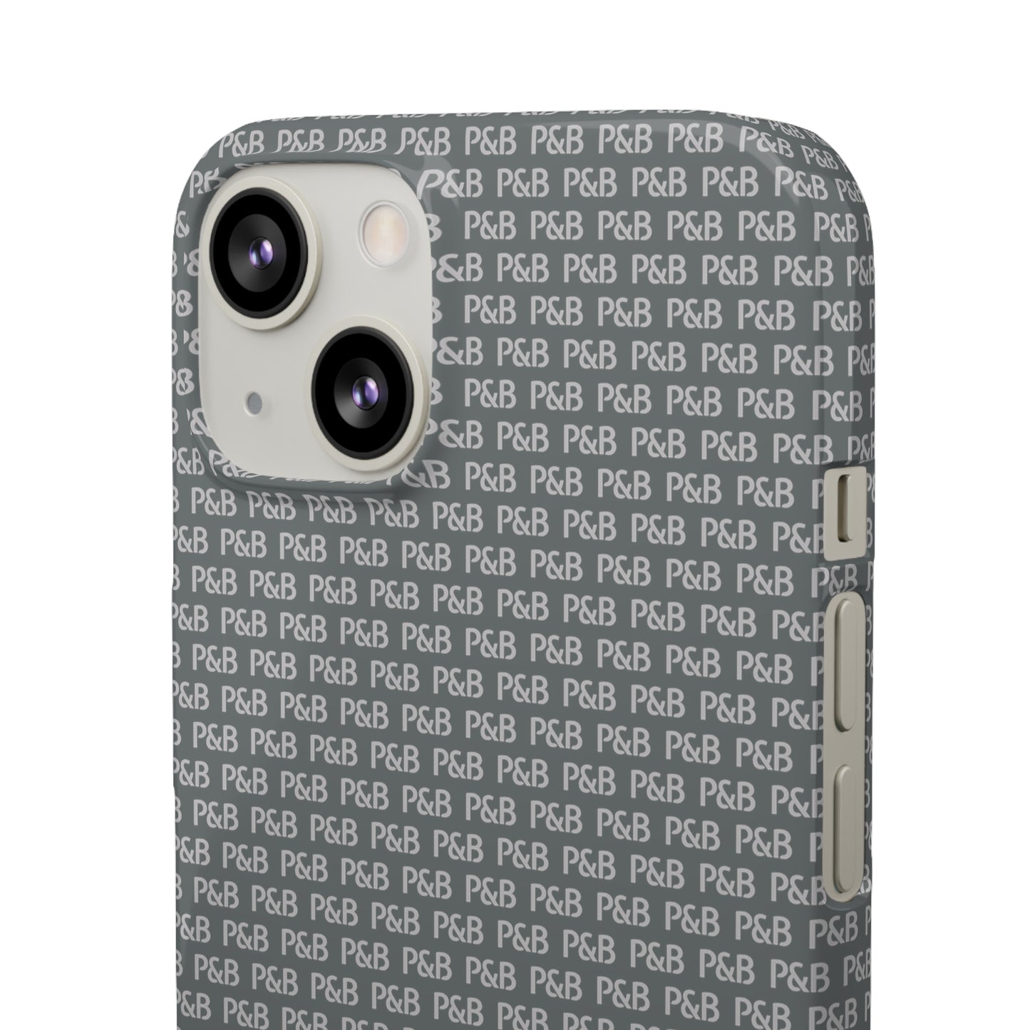 P&B Dark gray pattern - Snap Case