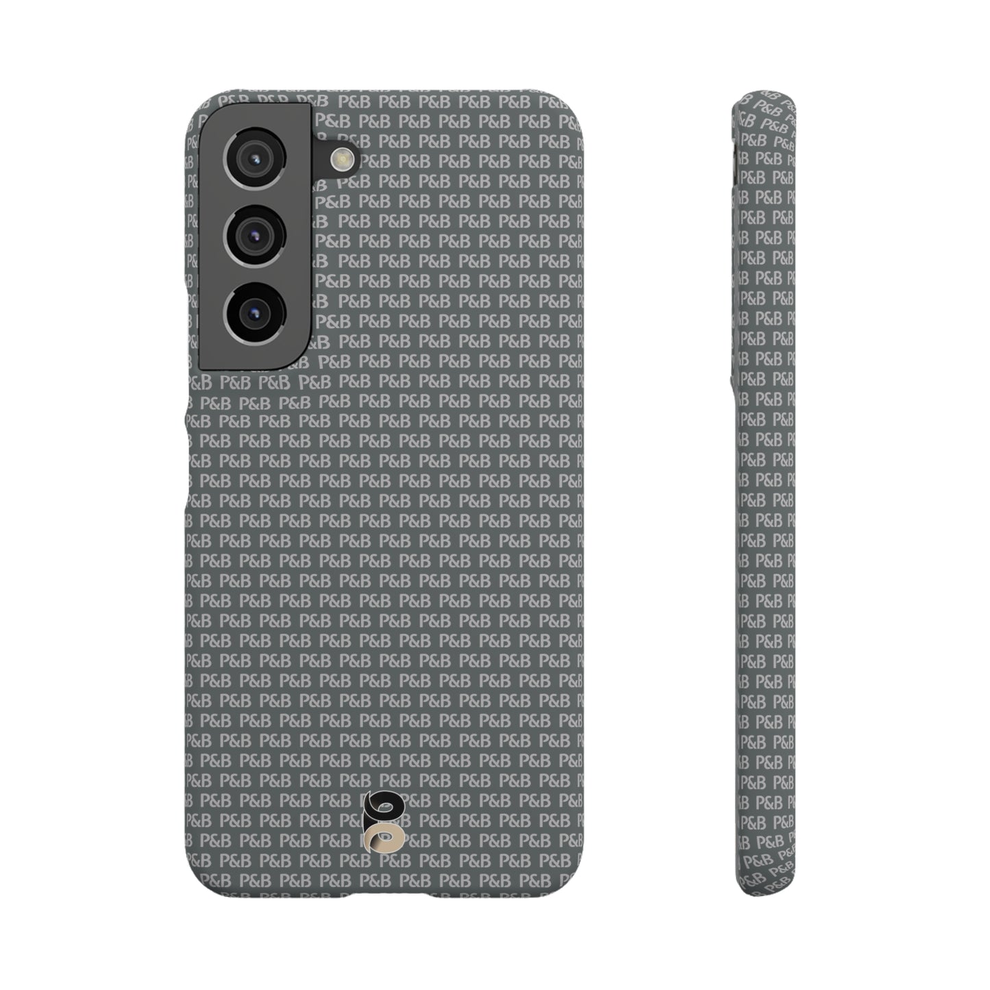 P&B Dark gray pattern - Snap Case