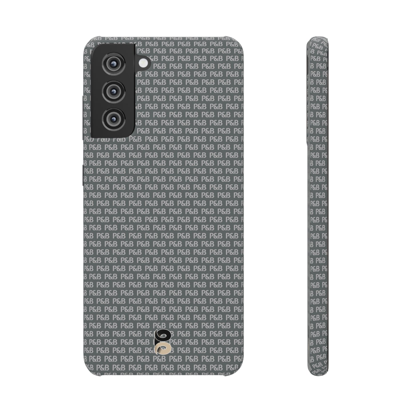 P&B Dark gray pattern - Snap Case