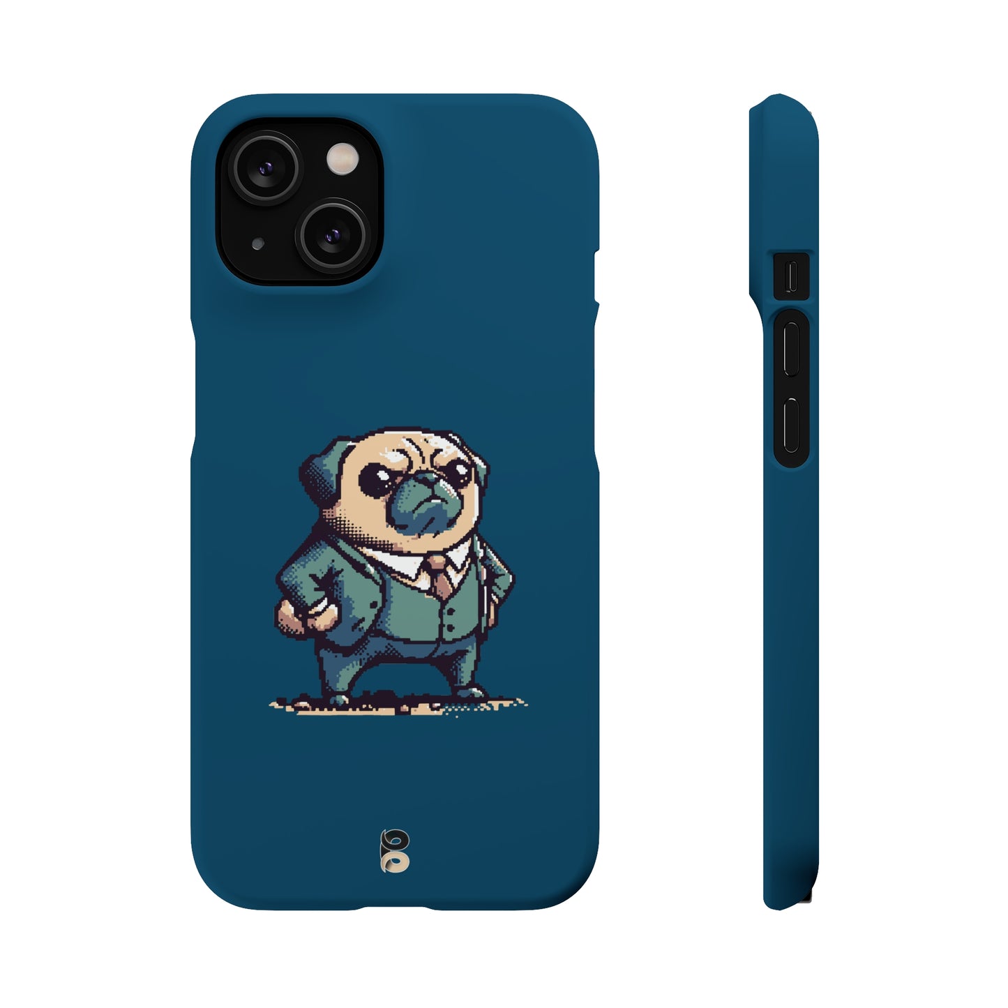 P&B Angry Boss Pug - Snap Case