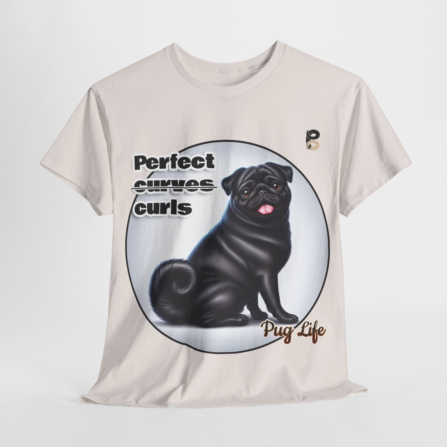 P&B Pug Life Edition: Perfect curls - Cotton Tee - Unisex