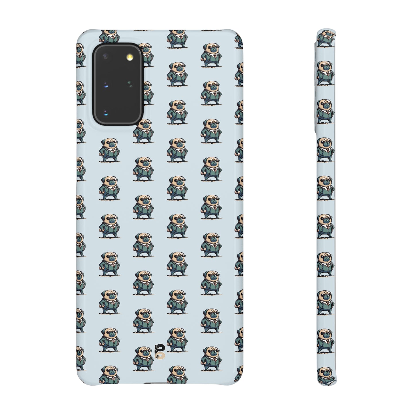 P&B Angry Boss Pug Pattern - Snap Case