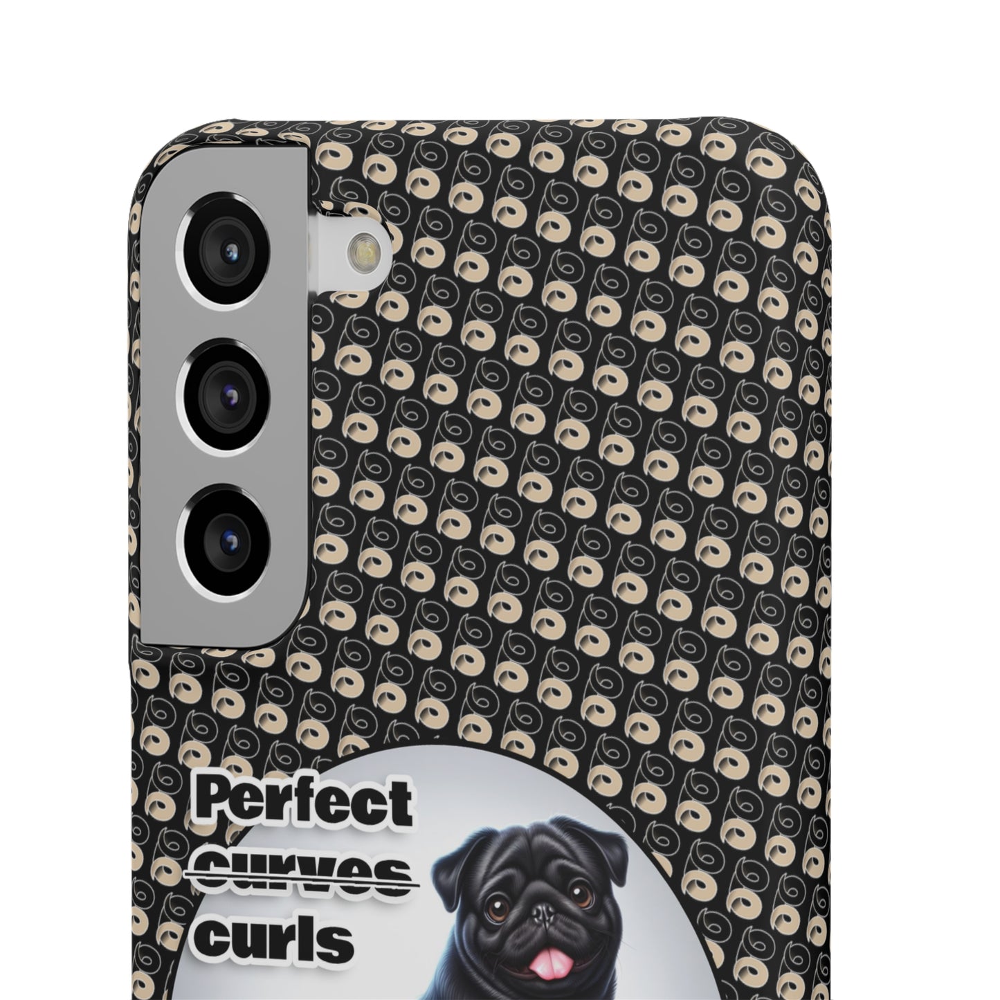 P&B Pug Life Edition: Perfect Curls - Snap Case Black