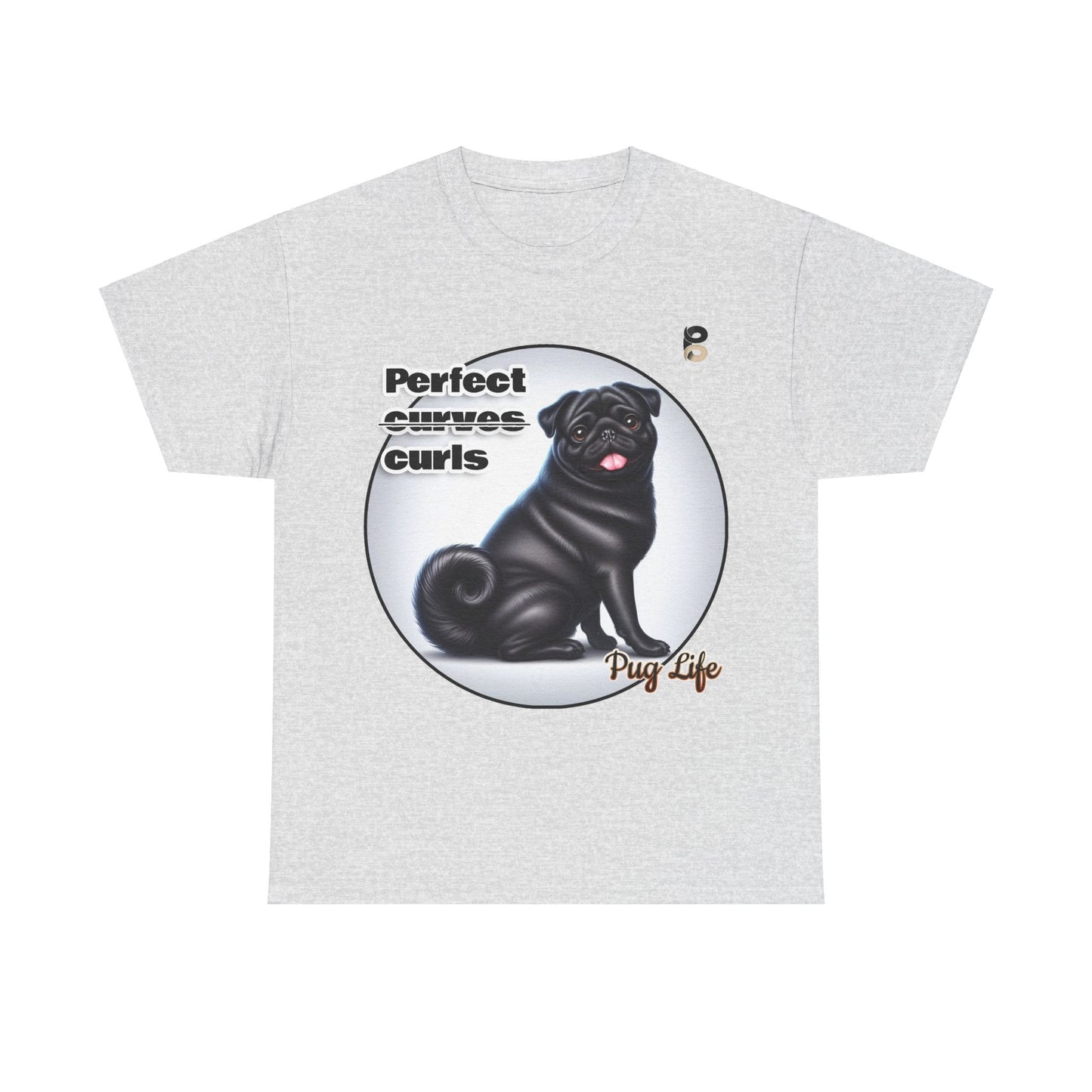 P&B Pug Life Edition: Perfect curls - Cotton Tee - Unisex