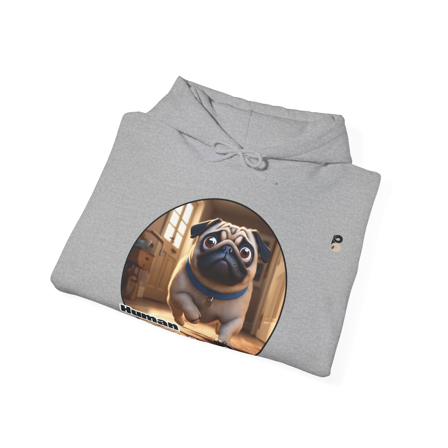 P&B Pug Life: Human Magnet - Unisex Hooded Sweatshirt