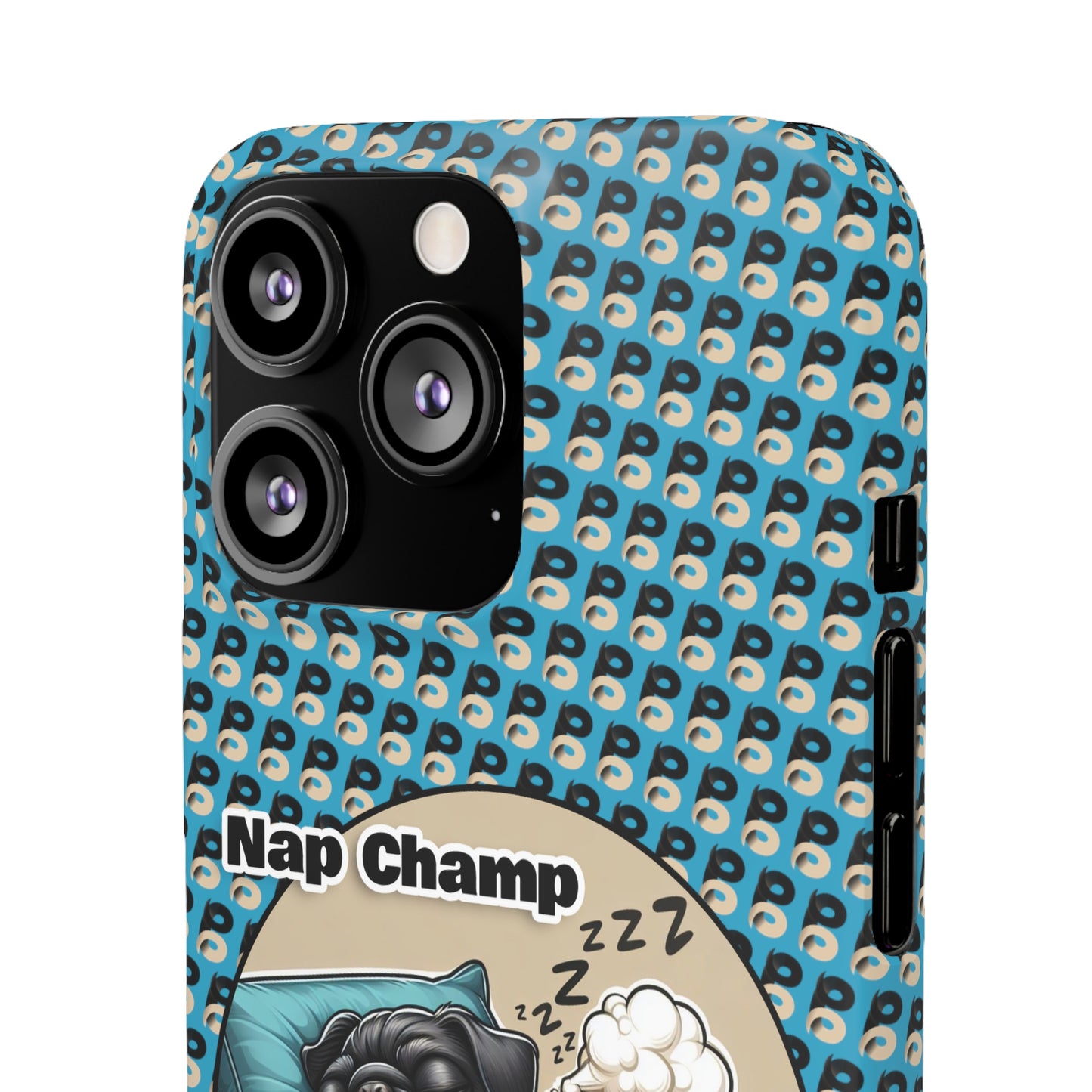 P&B Pug Life Edition: Nap Champ - Snap Case Blue