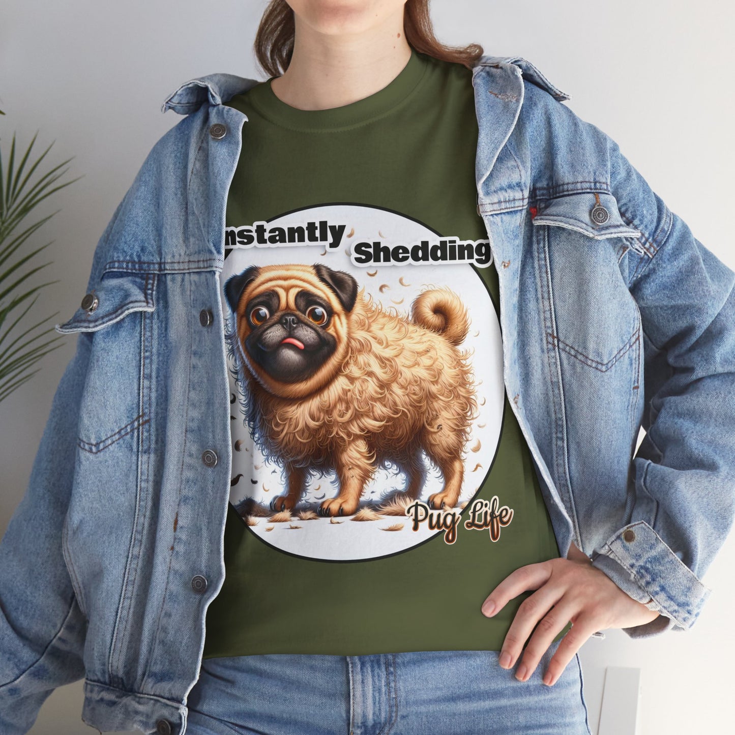 P&B Pug Life Edition: Constantly Shedding - Cotton Tee - Unisex