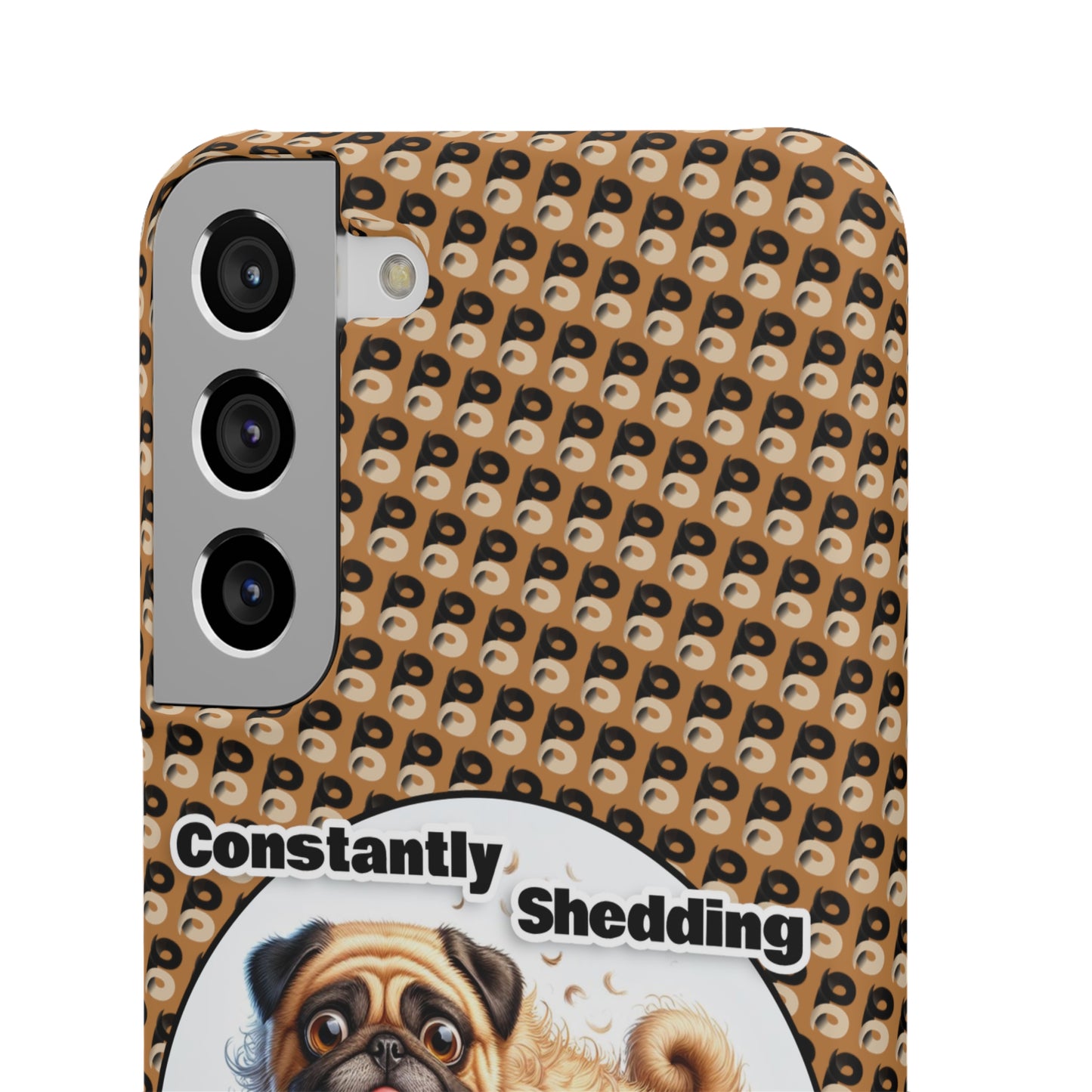 P&B Pug Life Edition: Constantly Shedding - Snap Case Brown