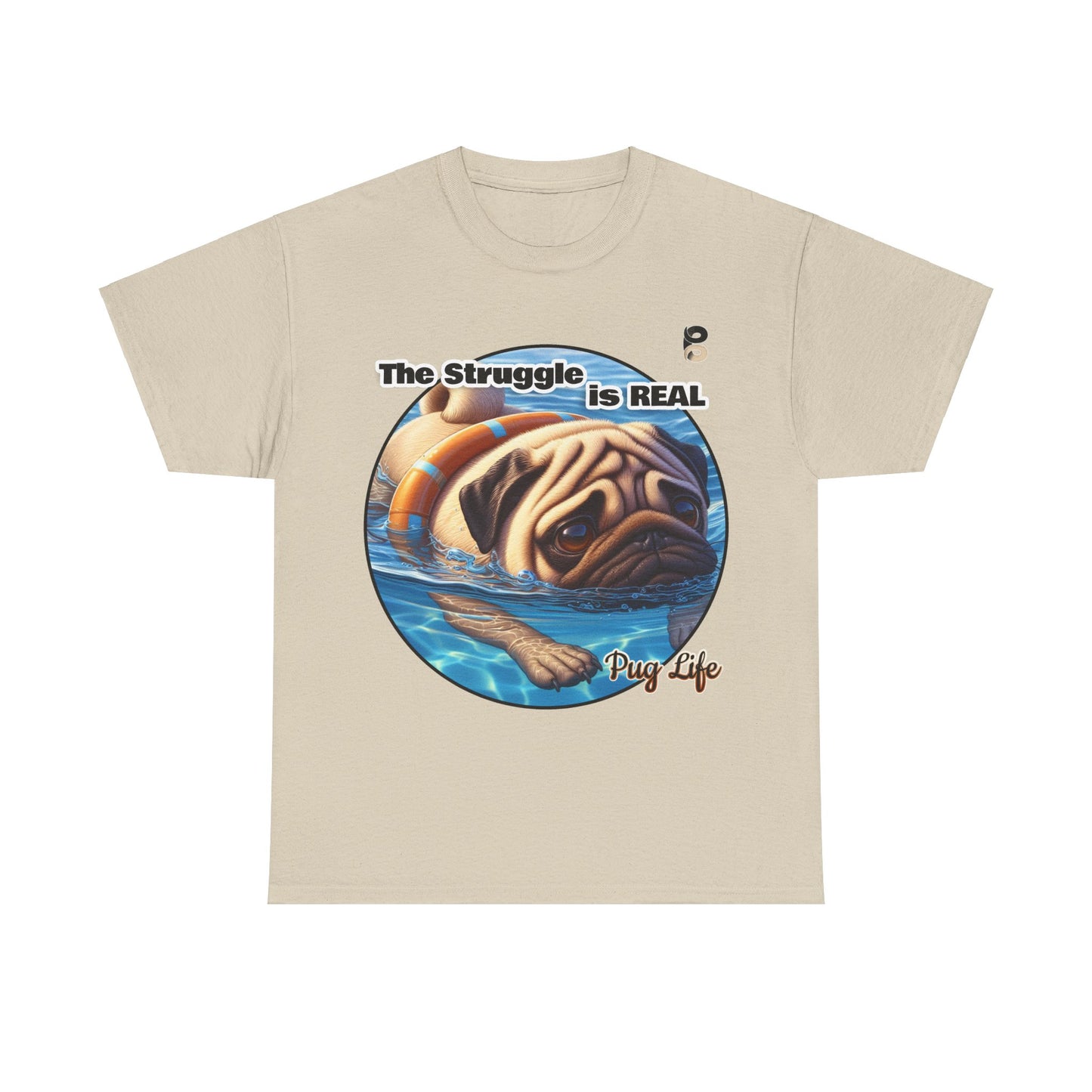 P&B Pug Life Edition: The Struggle - Cotton Tee - Unisex