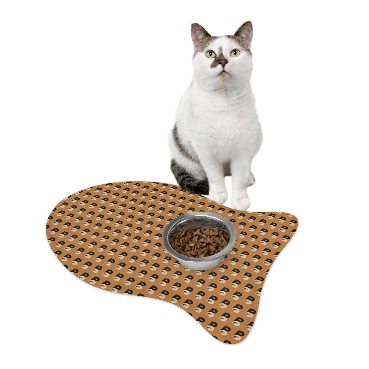 P&B Pet Feeding Mat - Dark Brown