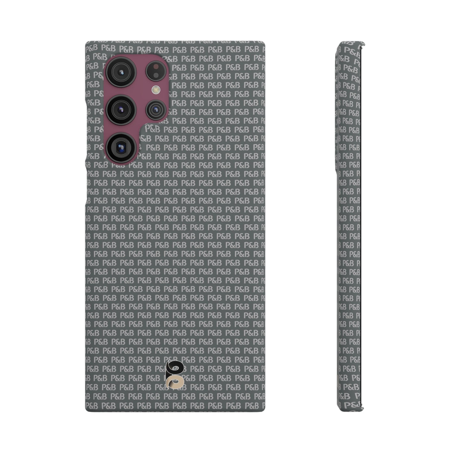 P&B Dark gray pattern - Snap Case