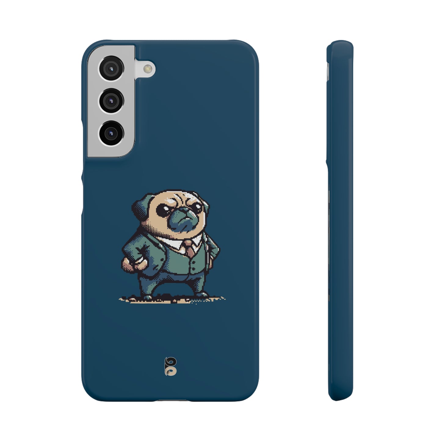 P&B Angry Boss Pug - Snap Case