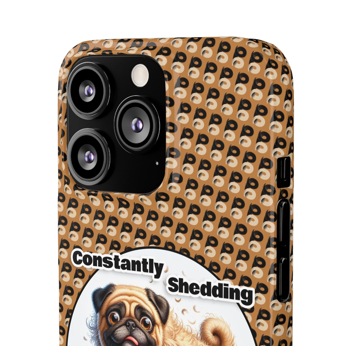 P&B Pug Life Edition: Constantly Shedding - Snap Case Brown