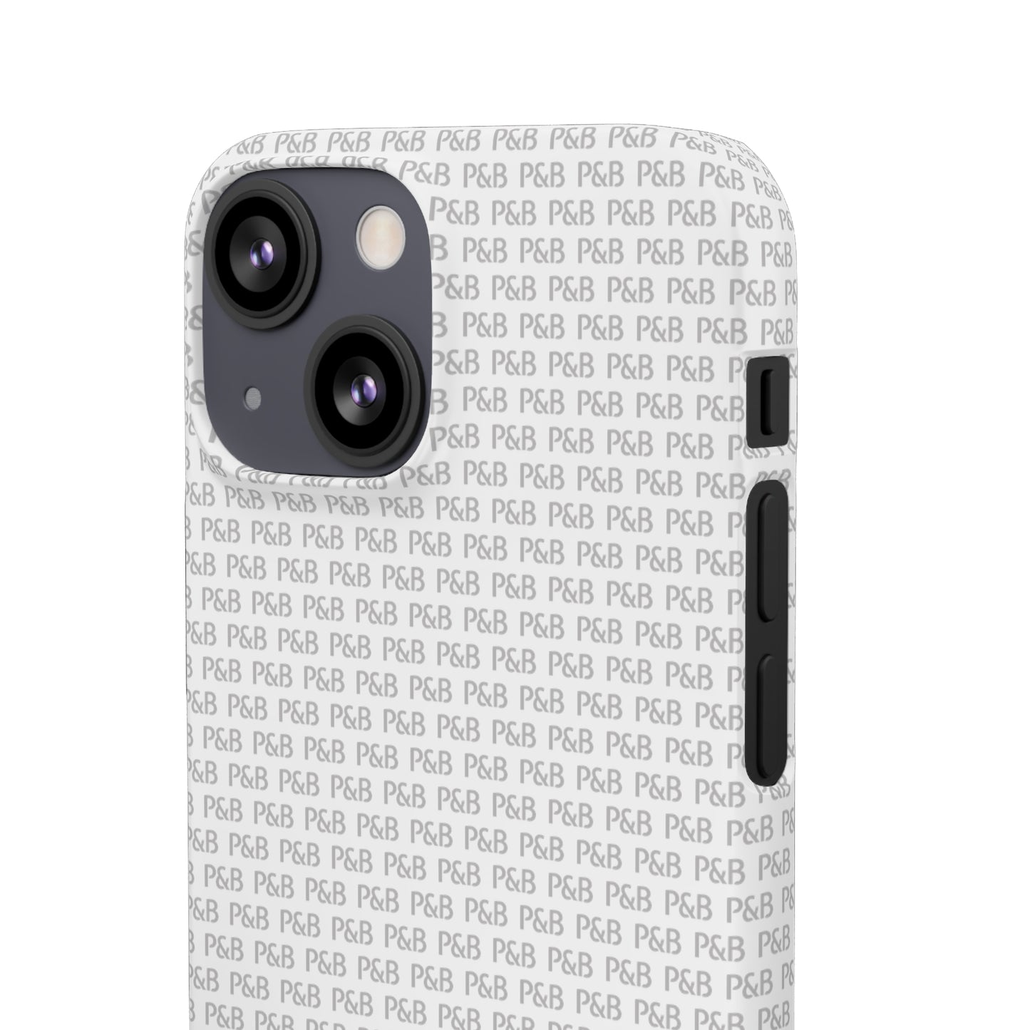 P&B White pattern - Snap Case