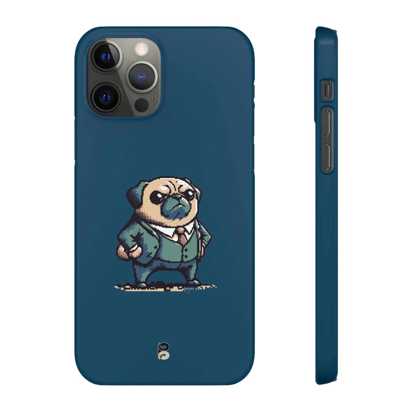 P&B Angry Boss Pug - Snap Case