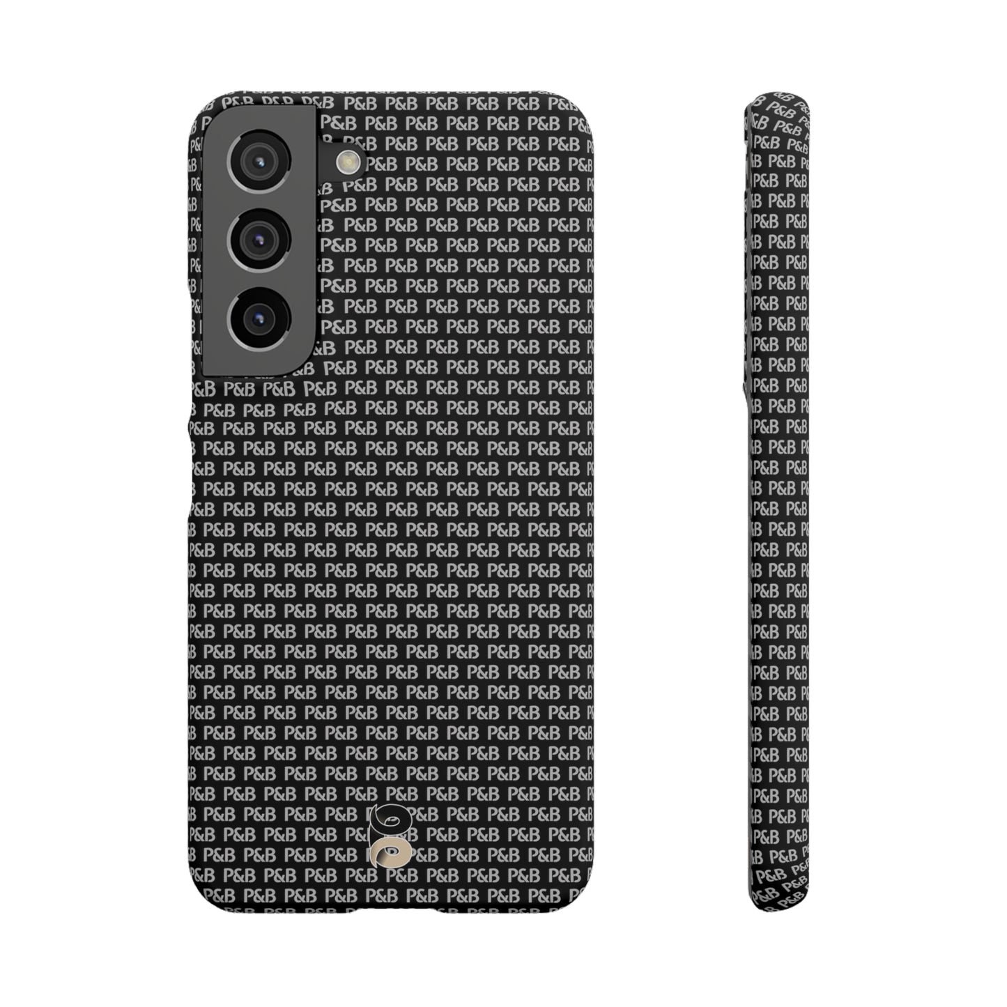 P&B Black pattern - Snap Case