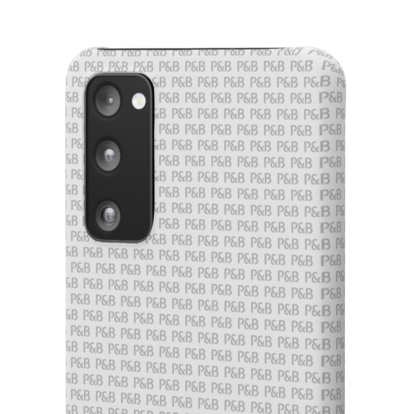 P&B White pattern - Snap Case