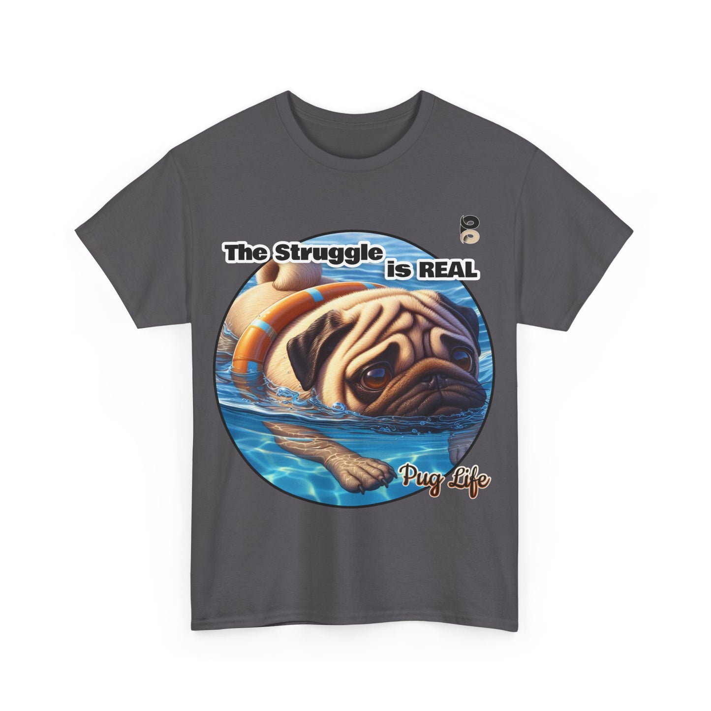 P&B Pug Life Edition: The Struggle - Cotton Tee - Unisex