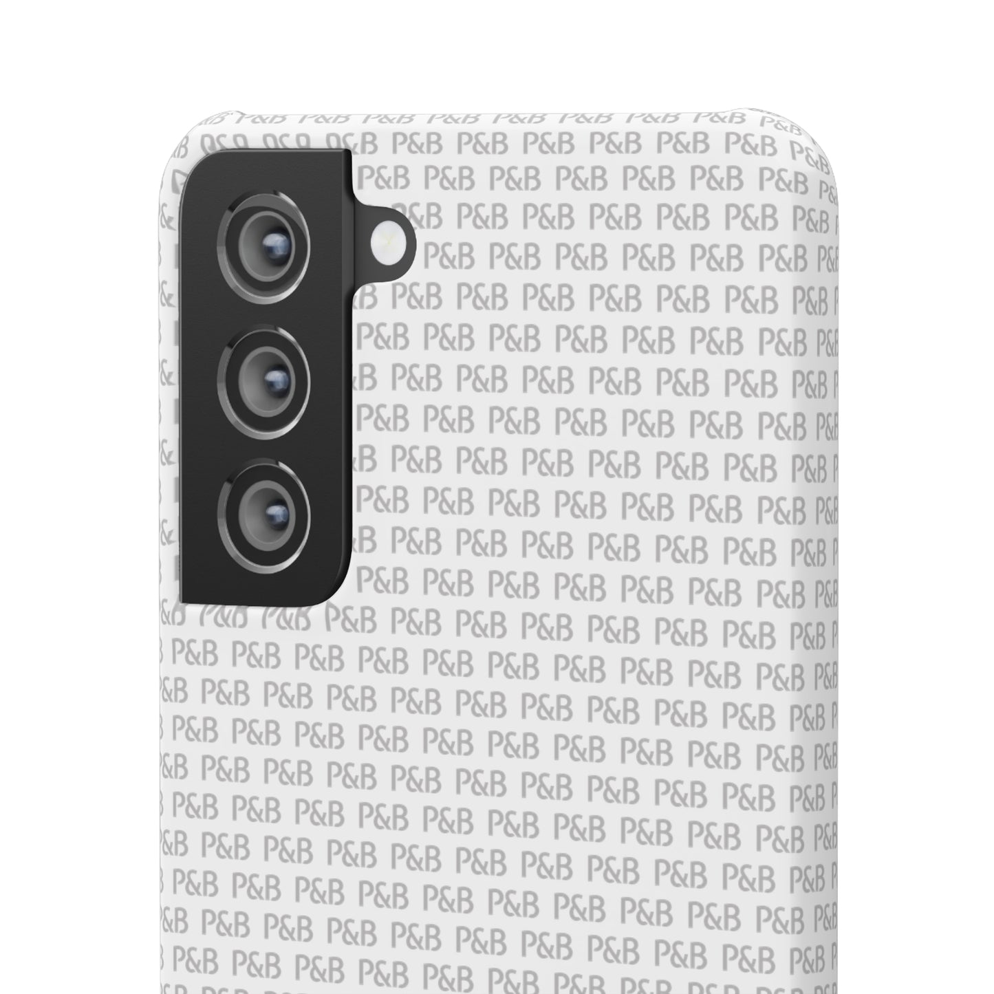 P&B White pattern - Snap Case