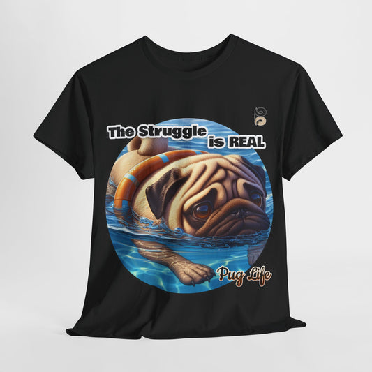 P&B Pug Life Edition: The Struggle - Cotton Tee - Unisex